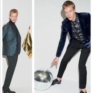 Torino Classic Fit Flat Front Solid Dress Pants